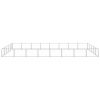 Dog Kennel Silver 430.6 ft² Steel
